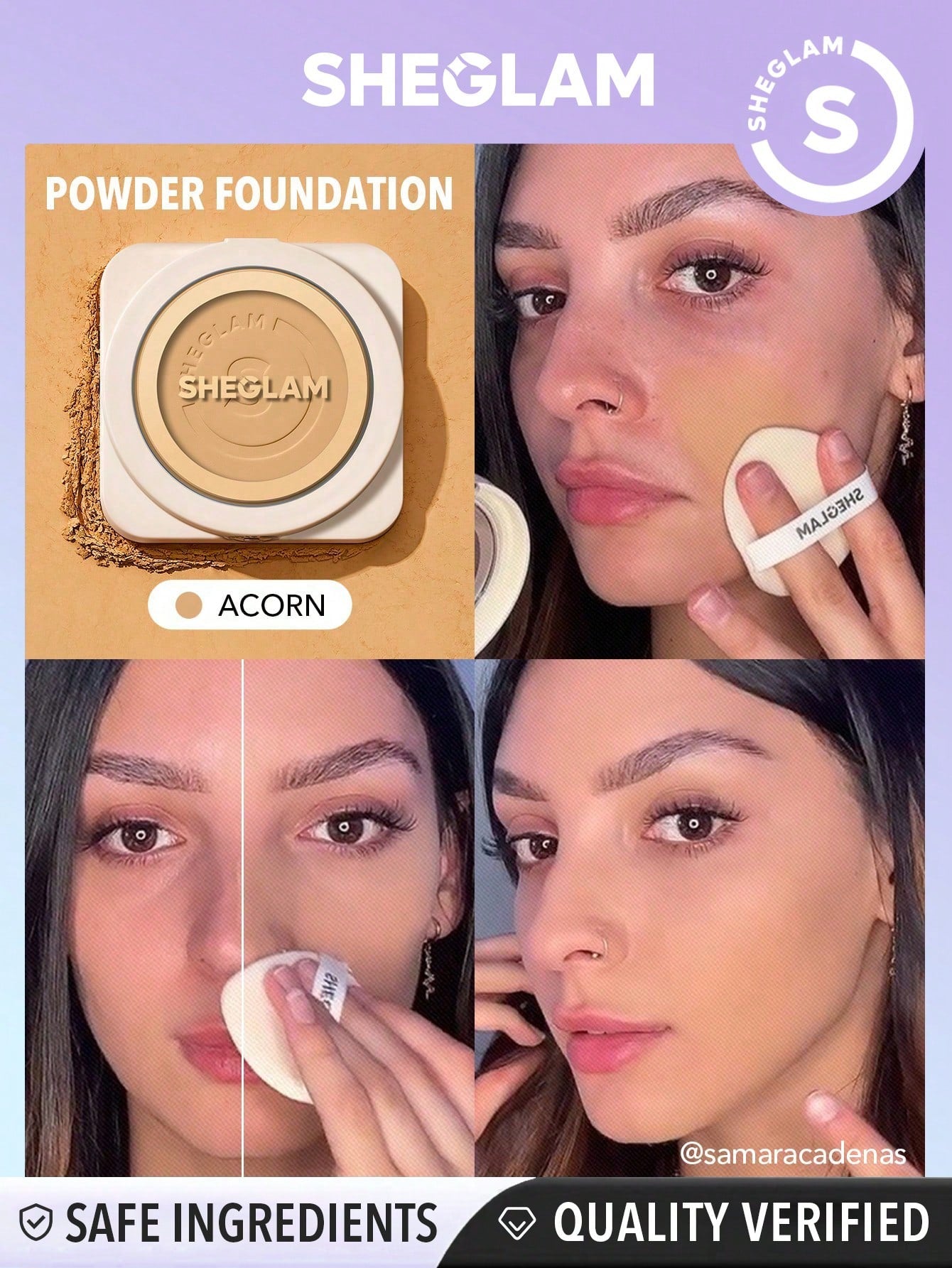 Skin Focus High Coverage Powder Foundation - Flawless Matte Finish in 36 Shades for All-Day Fair / one-size Porcelain / one-size Shell / one-size Fair / one-size-Porcelain / one-size-Shell / one-size-Nude / one-size-Sand / one-size-Peach / one-size-Honey / one-size-Almond / one-size-
