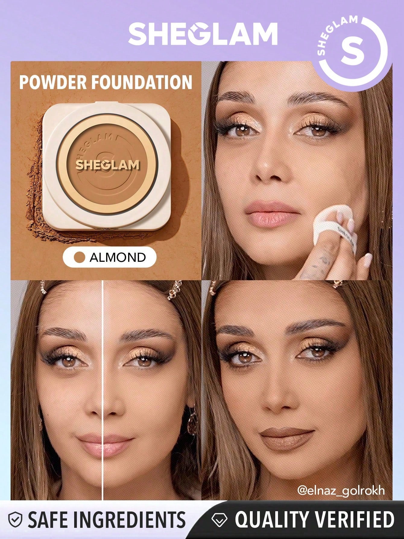 Skin Focus High Coverage Powder Foundation - Flawless Matte Finish in 36 Shades for All-Day Fair / one-size Porcelain / one-size Shell / one-size Fair / one-size-Porcelain / one-size-Shell / one-size-Nude / one-size-Sand / one-size-Peach / one-size-Honey / one-size-Almond / one-size-