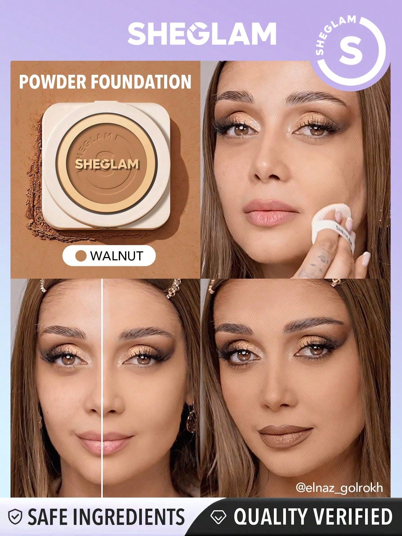 Skin Focus High Coverage Powder Foundation - Flawless Matte Finish in 36 Shades for All-Day Fair / one-size Porcelain / one-size Shell / one-size Fair / one-size-Porcelain / one-size-Shell / one-size-Nude / one-size-Sand / one-size-Peach / one-size-Honey / one-size-Almond / one-size-