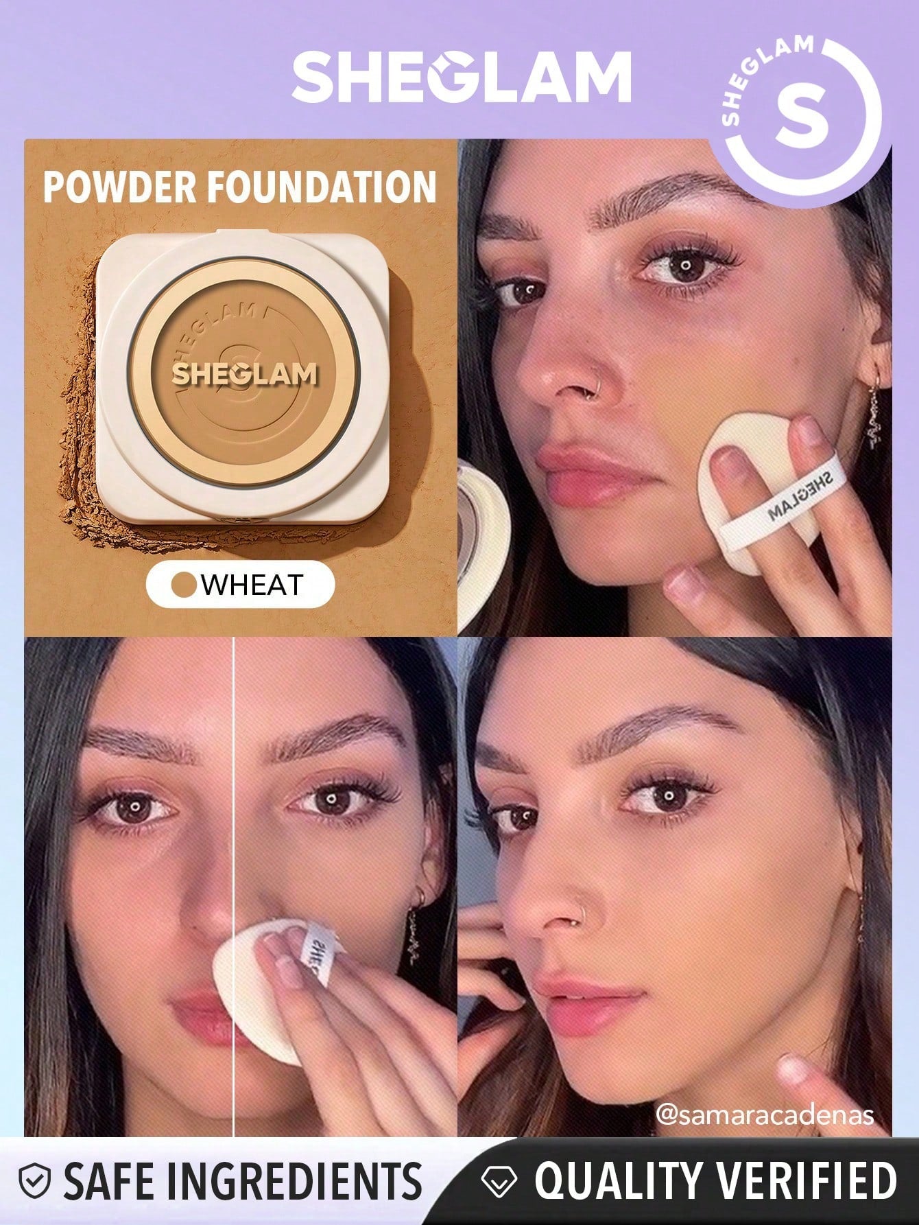 Skin Focus High Coverage Powder Foundation - Flawless Matte Finish in 36 Shades for All-Day Fair / one-size Porcelain / one-size Shell / one-size Fair / one-size-Porcelain / one-size-Shell / one-size-Nude / one-size-Sand / one-size-Peach / one-size-Honey / one-size-Almond / one-size-