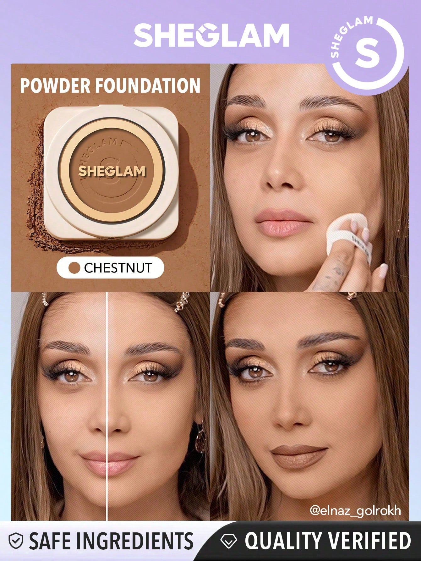 Skin Focus High Coverage Powder Foundation - Flawless Matte Finish in 36 Shades for All-Day Fair / one-size Porcelain / one-size Shell / one-size Fair / one-size-Porcelain / one-size-Shell / one-size-Nude / one-size-Sand / one-size-Peach / one-size-Honey / one-size-Almond / one-size-