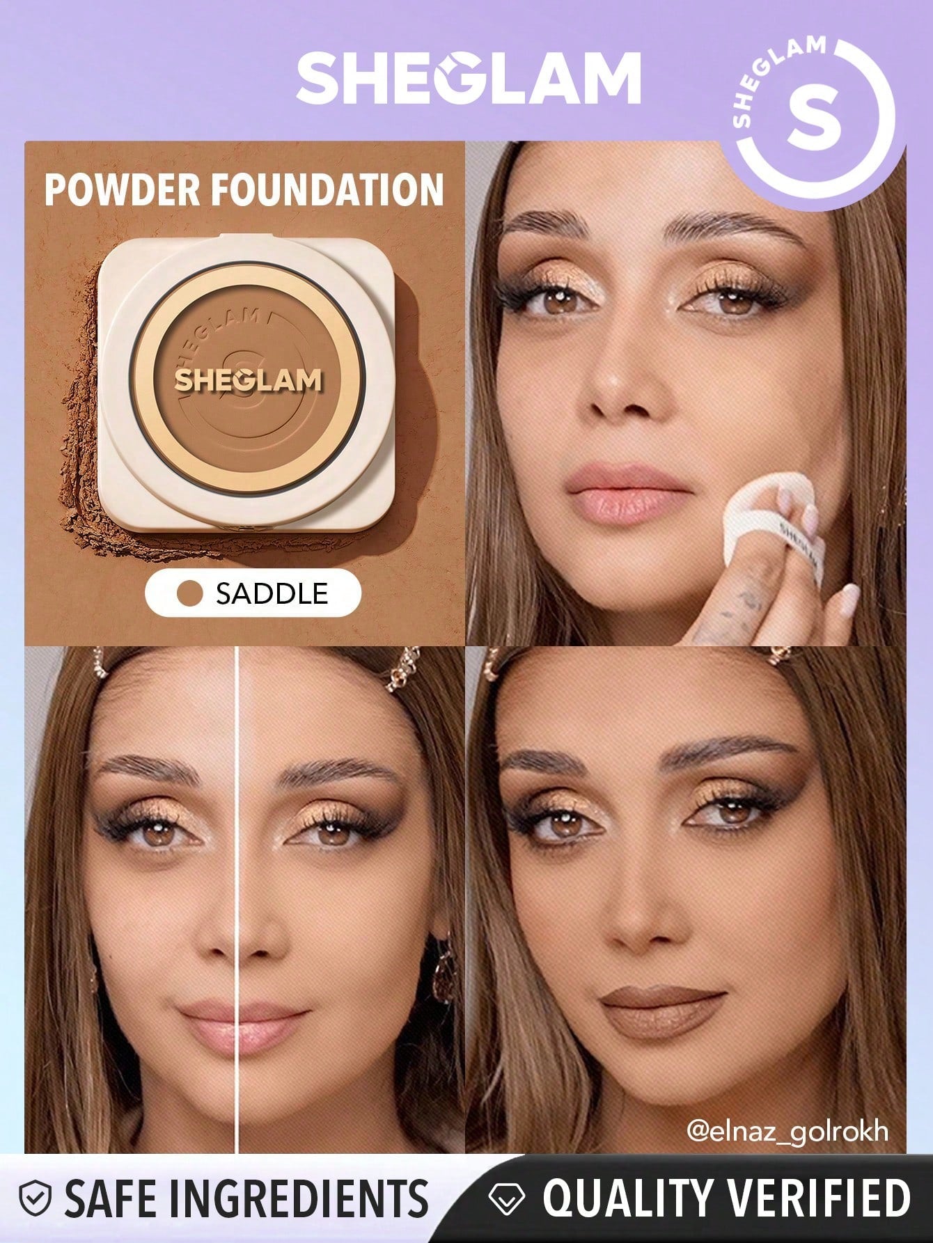Skin Focus High Coverage Powder Foundation - Flawless Matte Finish in 36 Shades for All-Day Fair / one-size Porcelain / one-size Shell / one-size Fair / one-size-Porcelain / one-size-Shell / one-size-Nude / one-size-Sand / one-size-Peach / one-size-Honey / one-size-Almond / one-size-