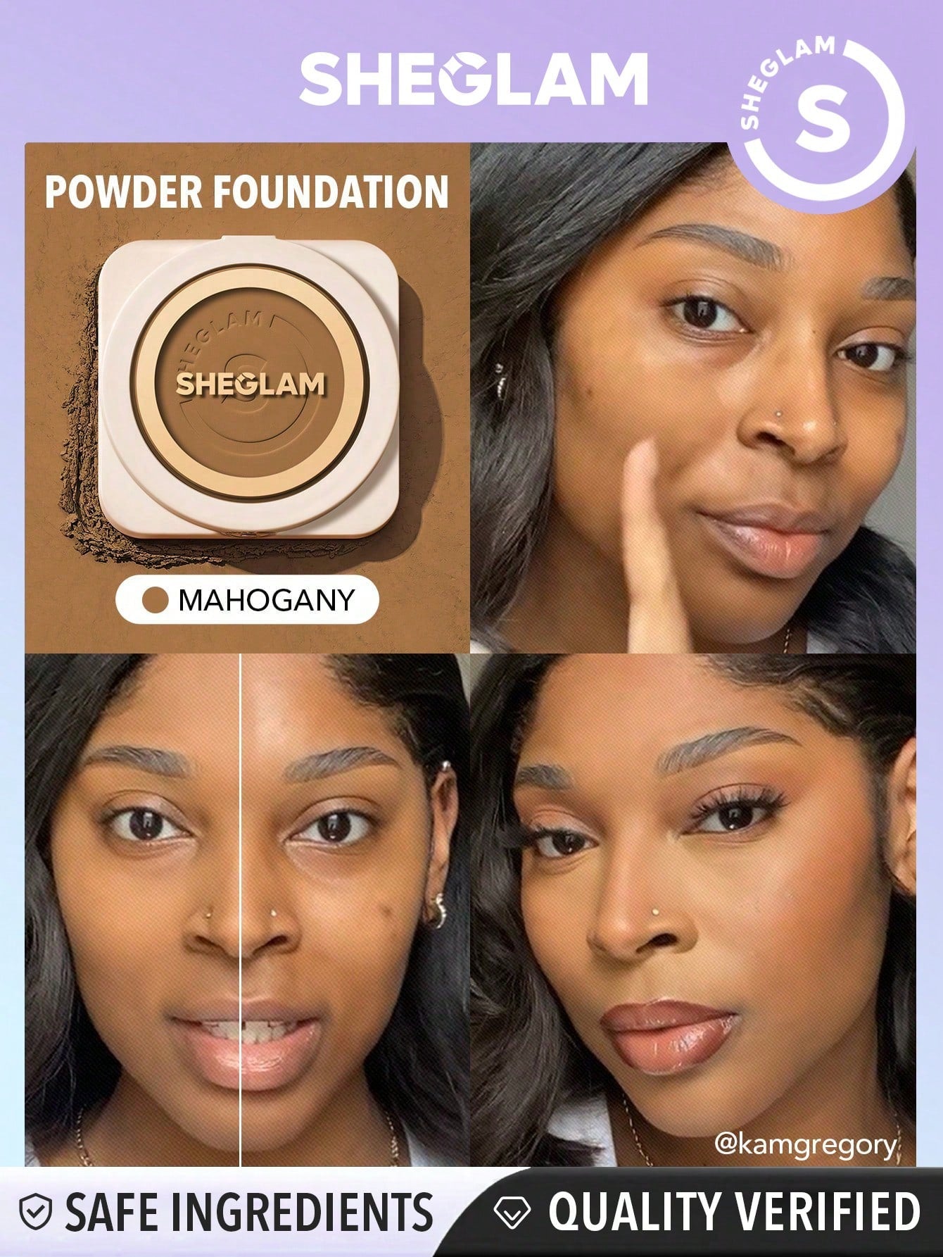 Skin Focus High Coverage Powder Foundation - Flawless Matte Finish in 36 Shades for All-Day Fair / one-size Porcelain / one-size Shell / one-size Fair / one-size-Porcelain / one-size-Shell / one-size-Nude / one-size-Sand / one-size-Peach / one-size-Honey / one-size-Almond / one-size-