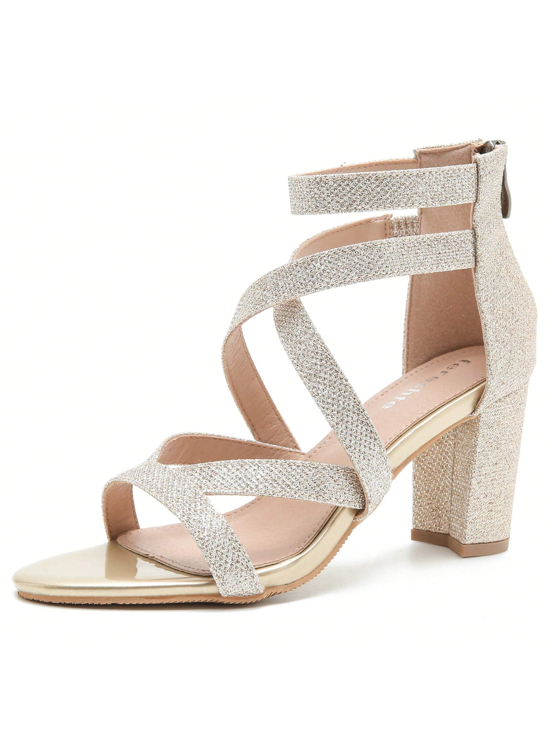 Chic Hollow-Out Chunky Gladiator Heels with Strappy Design Gold / US5.5 Gold / US6 Gold / US7 Gold / US5.5-Gold / US6-Gold / US7-Gold / US7.5-Gold / US8-Gold / US8.5-Gold / US9-Gold / US9.5-Gold / US10.5-Gold / US11-Gold / US12-Silver / US5.5-Silver / US6-Silver / US7-Silver / US7.5-Silver / US8-Silver / US8.5-Silver / US9-Silver / US9.5-Silver / US10.5-Silver / US11-Silver / US12-