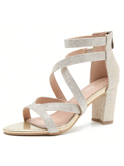 Chic Hollow-Out Chunky Gladiator Heels with Strappy Design Gold / US5.5 Gold / US6 Gold / US7 Gold / US5.5-Gold / US6-Gold / US7-Gold / US7.5-Gold / US8-Gold / US8.5-Gold / US9-Gold / US9.5-Gold / US10.5-Gold / US11-Gold / US12-Silver / US5.5-Silver / US6-Silver / US7-Silver / US7.5-Silver / US8-Silver / US8.5-Silver / US9-Silver / US9.5-Silver / US10.5-Silver / US11-Silver / US12-