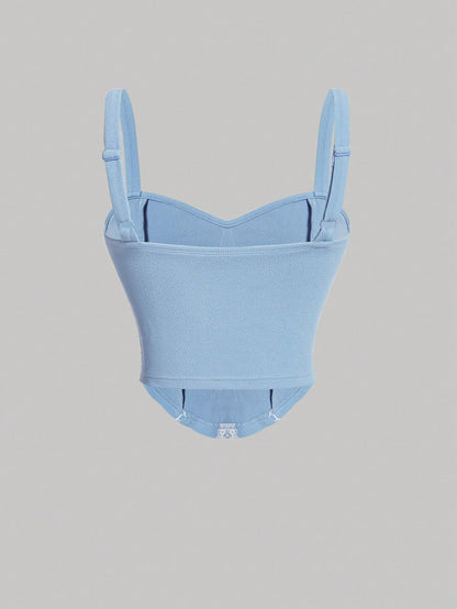 Chic Lace Spliced Cross-Back Camisole Top for Effortless Style XS S M XS-S-M-L-