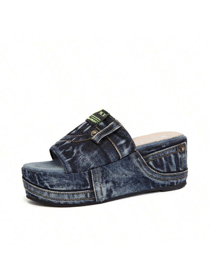 Open-Toe Wedge Sandals for Ultimate Comfort & Trendy Outdoor Looks CN35 CN36 CN37 CN35-CN36-CN37-CN38-CN39-CN40-CN41-CN42-