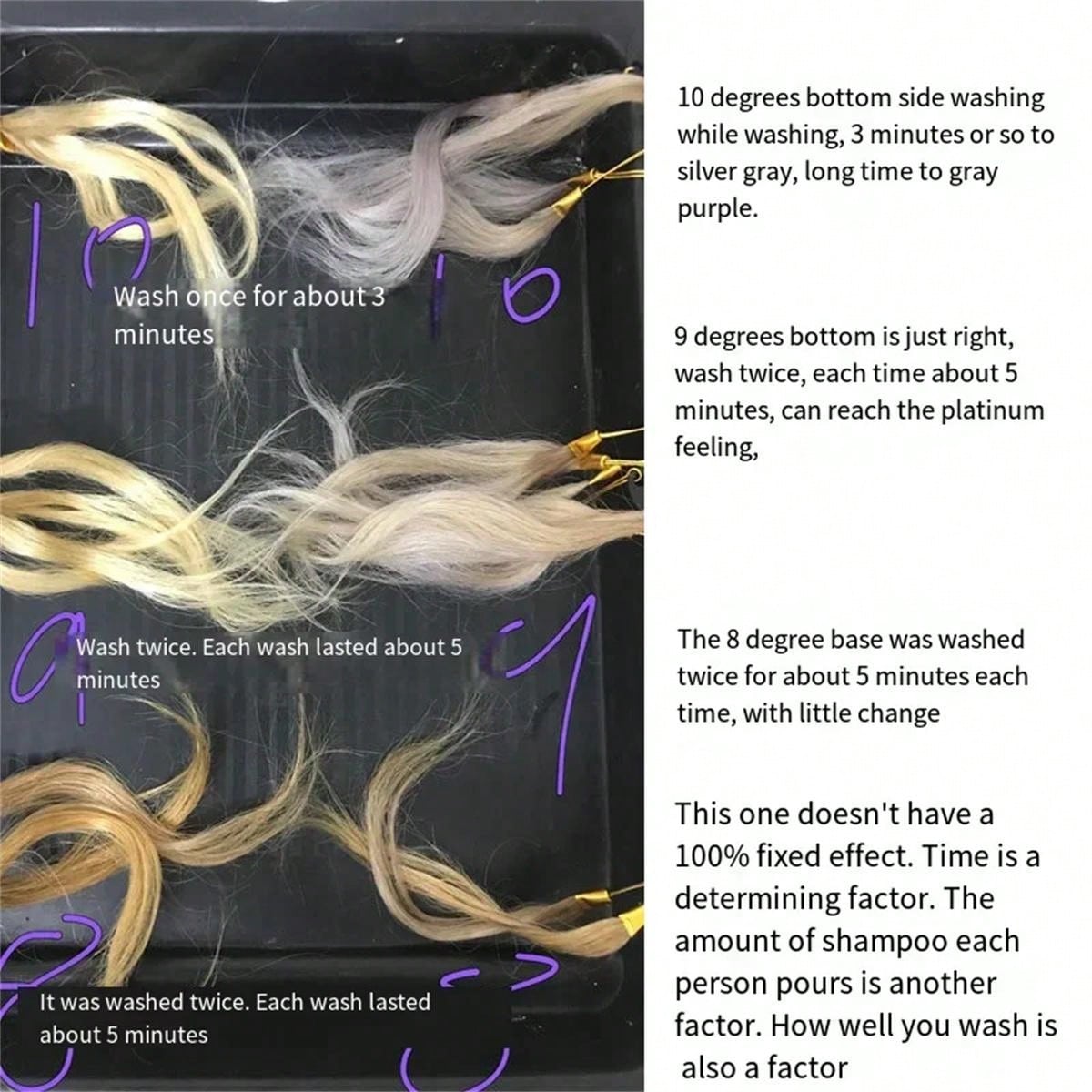 Purple Color Shampoo 275ml - Remove Yellow Tones & Balance Gray Hair for Vibrant Locks 1pc 1Pc Sample 50ML 1pc-1Pc Sample 50ML-