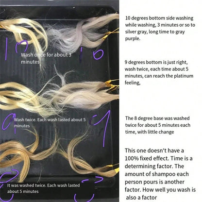 Purple Color Shampoo 275ml - Remove Yellow Tones & Balance Gray Hair for Vibrant Locks 1pc 1Pc Sample 50ML 1pc-1Pc Sample 50ML-