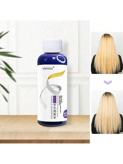 Purple Color Shampoo 275ml - Remove Yellow Tones & Balance Gray Hair for Vibrant Locks 1pc 1Pc Sample 50ML 1pc-1Pc Sample 50ML-