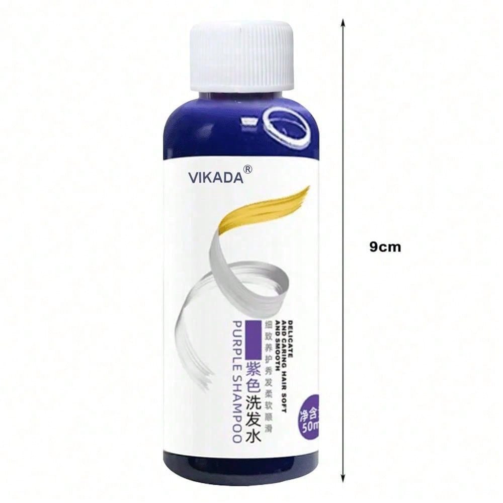 Purple Color Shampoo 275ml - Remove Yellow Tones & Balance Gray Hair for Vibrant Locks 1pc 1Pc Sample 50ML 1pc-1Pc Sample 50ML-