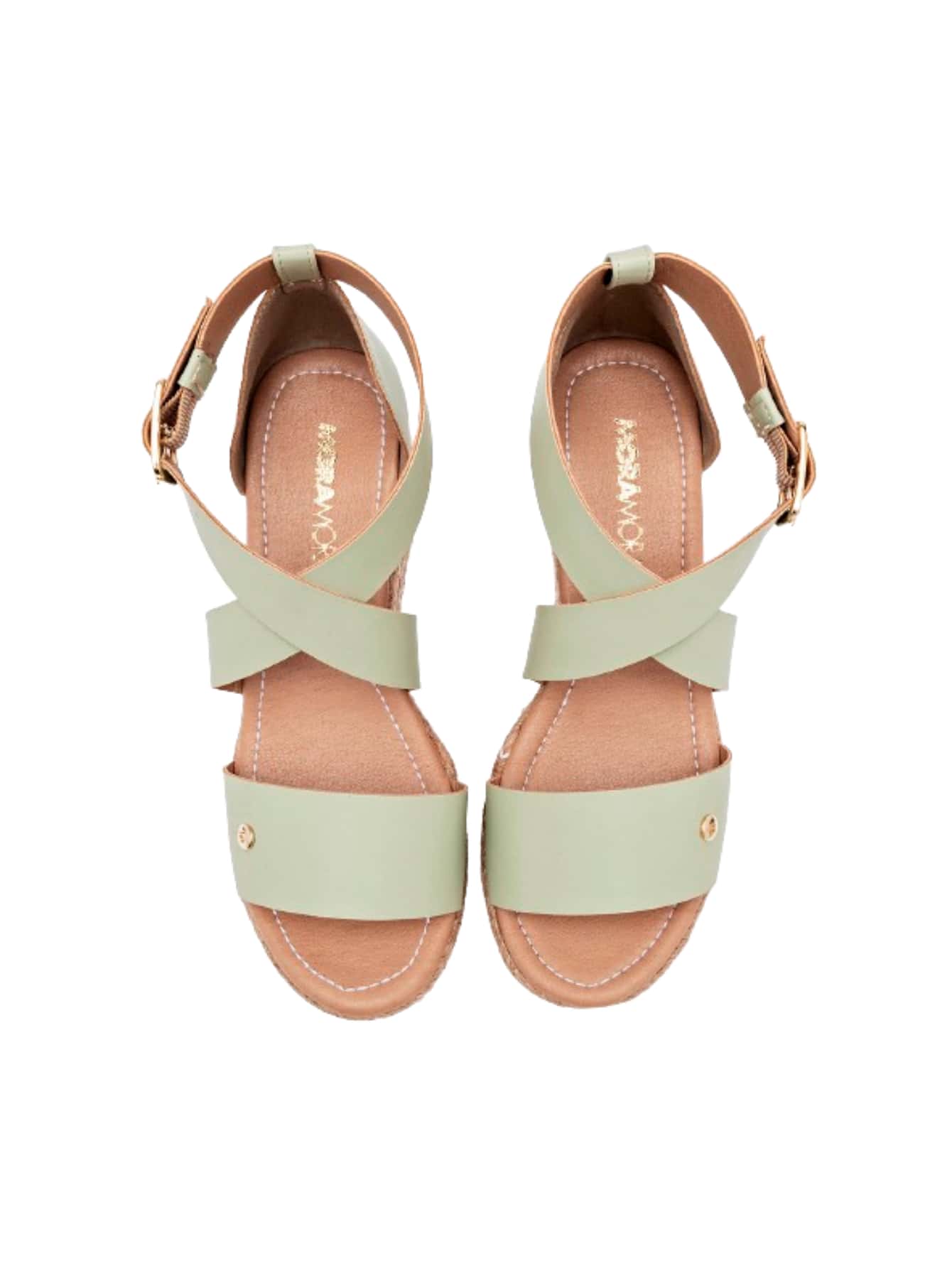 Moramora Green Women's Trendy Wedge Sandals: Elevate Your Summer Style