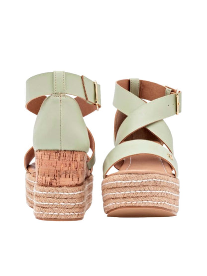 Moramora Green Women's Trendy Wedge Sandals: Elevate Your Summer Style