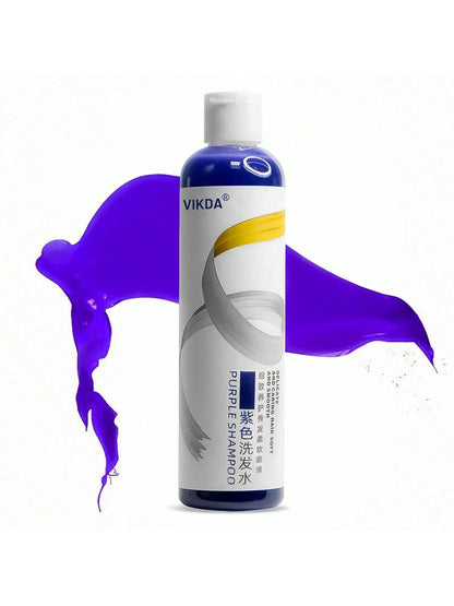 Purple Color Shampoo 275ml - Remove Yellow Tones & Balance Gray Hair for Vibrant Locks 1pc 1Pc Sample 50ML 1pc-1Pc Sample 50ML-
