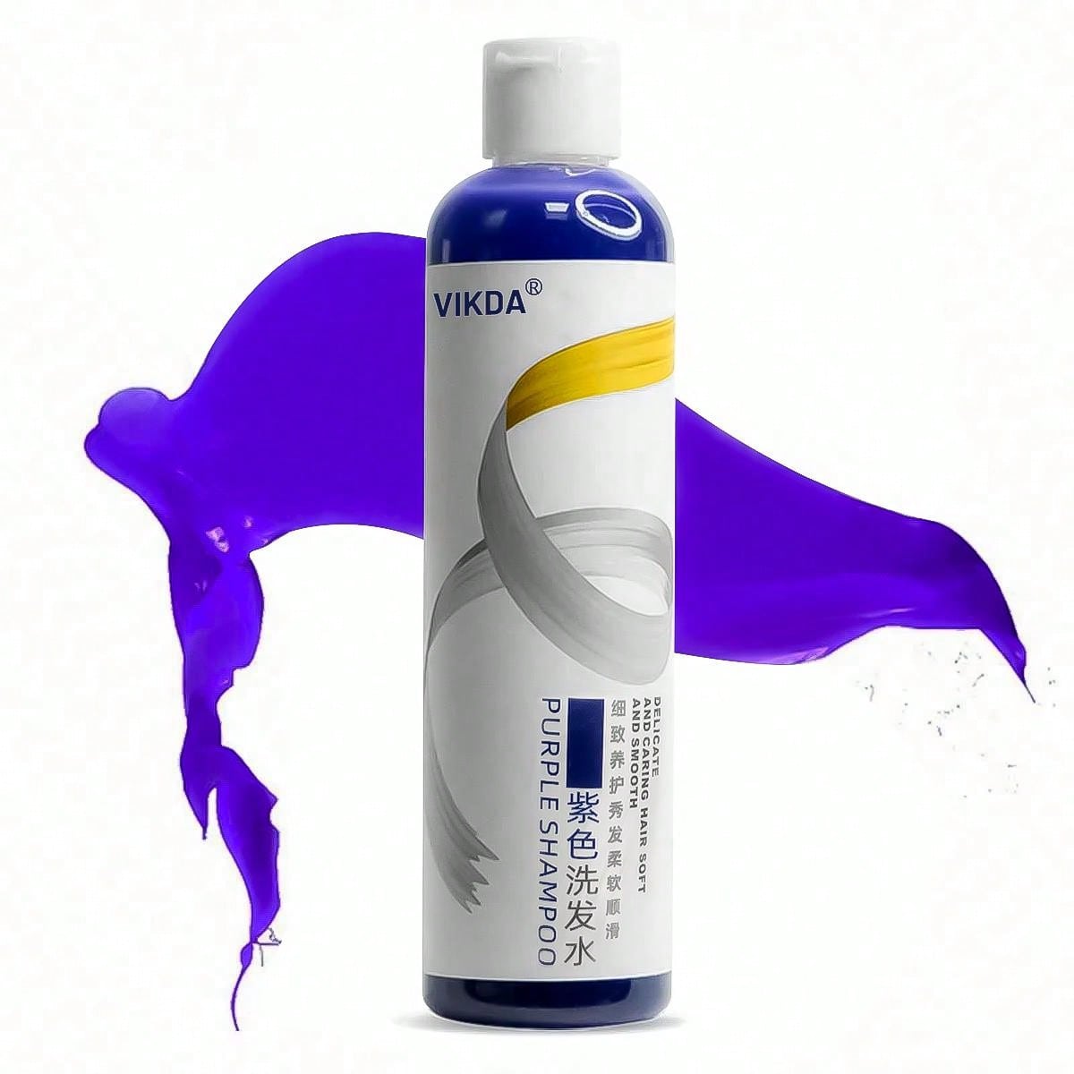 Purple Color Shampoo 275ml - Remove Yellow Tones & Balance Gray Hair for Vibrant Locks 1pc 1Pc Sample 50ML 1pc-1Pc Sample 50ML-