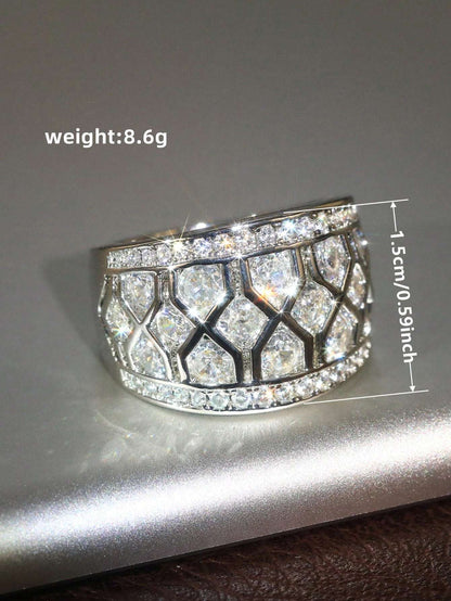 Elegant Cubic Zirconia Ring for Women - Perfect for Weddings & Valentine's Day Gifts 6 / Silver 6 / Rose Gold 6 / Yellow Gold 6 / Silver-6 / Rose Gold-6 / Yellow Gold-7 / Silver-7 / Rose Gold-7 / Yellow Gold-8 / Silver-8 / Rose Gold-8 / Yellow Gold-9 / Silver-9 / Rose Gold-9 / Yellow Gold-10 / Silver-10 / Rose Gold-10 / Yellow Gold-