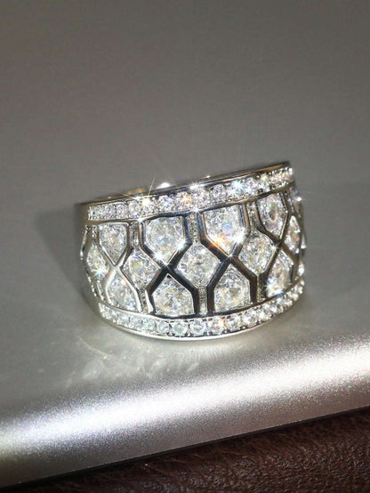 Elegant Cubic Zirconia Ring for Women - Perfect for Weddings & Valentine's Day Gifts 6 / Silver 6 / Rose Gold 6 / Yellow Gold 6 / Silver-6 / Rose Gold-6 / Yellow Gold-7 / Silver-7 / Rose Gold-7 / Yellow Gold-8 / Silver-8 / Rose Gold-8 / Yellow Gold-9 / Silver-9 / Rose Gold-9 / Yellow Gold-10 / Silver-10 / Rose Gold-10 / Yellow Gold-