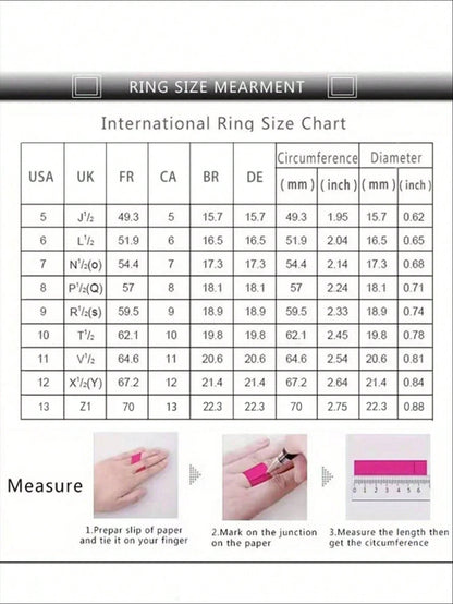 Elegant Cubic Zirconia Ring for Women - Perfect for Weddings & Valentine's Day Gifts 6 / Silver 6 / Rose Gold 6 / Yellow Gold 6 / Silver-6 / Rose Gold-6 / Yellow Gold-7 / Silver-7 / Rose Gold-7 / Yellow Gold-8 / Silver-8 / Rose Gold-8 / Yellow Gold-9 / Silver-9 / Rose Gold-9 / Yellow Gold-10 / Silver-10 / Rose Gold-10 / Yellow Gold-
