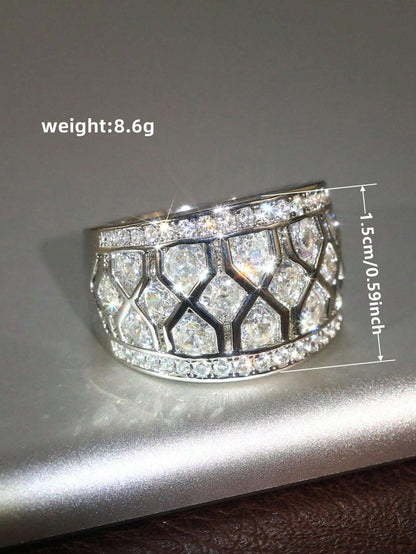 Elegant Cubic Zirconia Ring for Women - Perfect for Weddings & Valentine's Day Gifts 6 / Silver 6 / Rose Gold 6 / Yellow Gold 6 / Silver-6 / Rose Gold-6 / Yellow Gold-7 / Silver-7 / Rose Gold-7 / Yellow Gold-8 / Silver-8 / Rose Gold-8 / Yellow Gold-9 / Silver-9 / Rose Gold-9 / Yellow Gold-10 / Silver-10 / Rose Gold-10 / Yellow Gold-