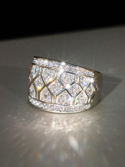 Elegant Cubic Zirconia Ring for Women - Perfect for Weddings & Valentine's Day Gifts 6 / Silver 6 / Rose Gold 6 / Yellow Gold 6 / Silver-6 / Rose Gold-6 / Yellow Gold-7 / Silver-7 / Rose Gold-7 / Yellow Gold-8 / Silver-8 / Rose Gold-8 / Yellow Gold-9 / Silver-9 / Rose Gold-9 / Yellow Gold-10 / Silver-10 / Rose Gold-10 / Yellow Gold-