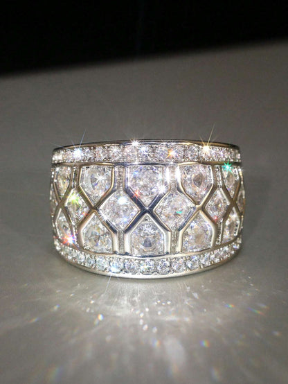 Elegant Cubic Zirconia Ring for Women - Perfect for Weddings & Valentine's Day Gifts 6 / Silver 6 / Rose Gold 6 / Yellow Gold 6 / Silver-6 / Rose Gold-6 / Yellow Gold-7 / Silver-7 / Rose Gold-7 / Yellow Gold-8 / Silver-8 / Rose Gold-8 / Yellow Gold-9 / Silver-9 / Rose Gold-9 / Yellow Gold-10 / Silver-10 / Rose Gold-10 / Yellow Gold-