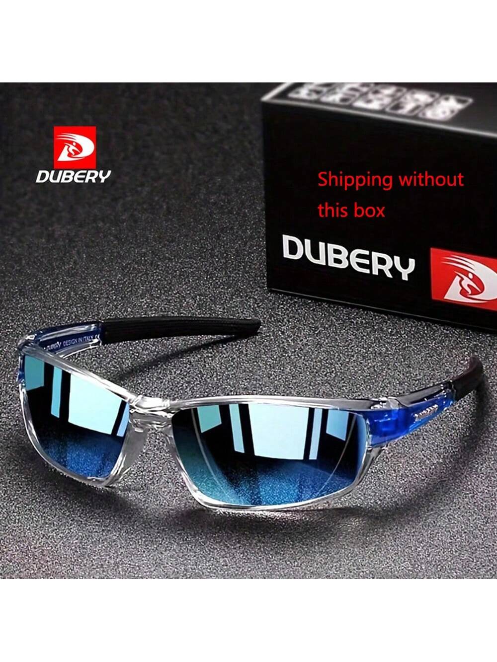 Stylish DUBERY Polarized Sunglasses for Men and Women - 8 Color Options, Beach-Ready Shades