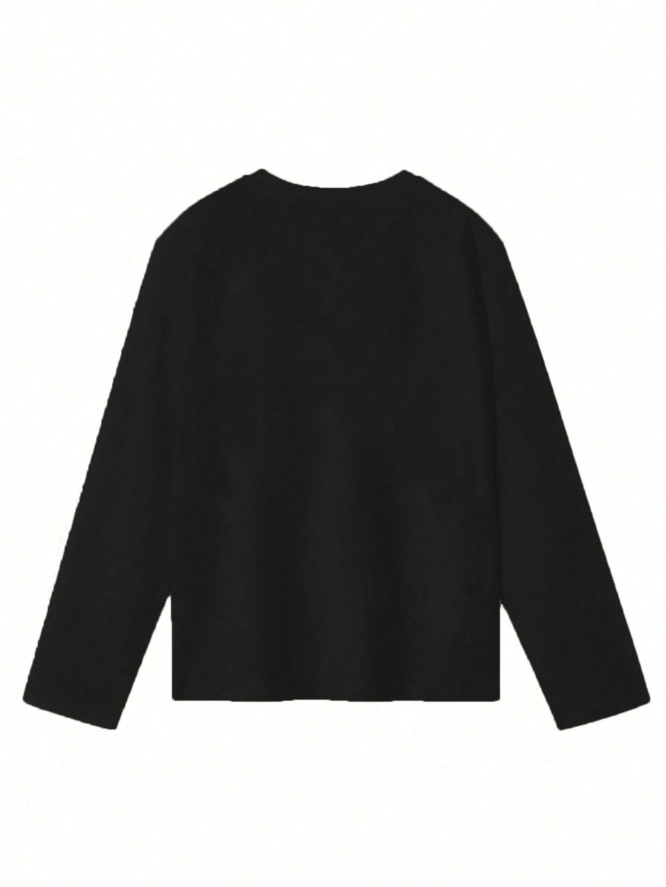 Skeleton Print Crew Neck T-Shirt for Tween Boys Dark Grey / 8Y Dark Grey / 9Y 