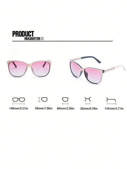 Chic Pink Cat Eye Sunglasses for Trendy Outdoor Style – Perfect for Beach Days and Casual Outfits