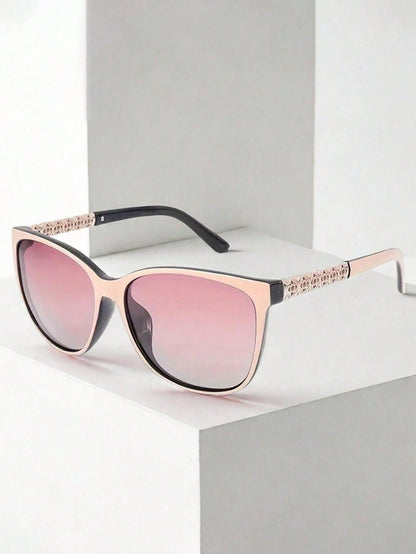 Chic Pink Cat Eye Sunglasses for Trendy Outdoor Style – Perfect for Beach Days and Casual Outfits