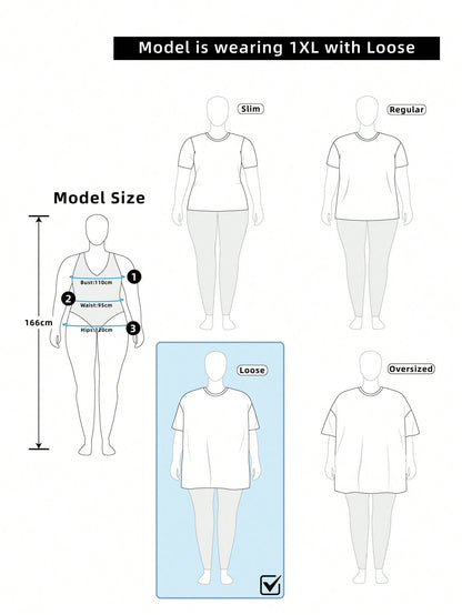 Plus Size Short Sleeved T-Shirt - Too Many Storms Graphic Tee