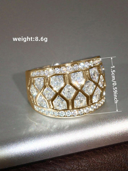 Elegant Cubic Zirconia Ring for Women - Perfect for Weddings & Valentine's Day Gifts 6 / Silver 6 / Rose Gold 6 / Yellow Gold 6 / Silver-6 / Rose Gold-6 / Yellow Gold-7 / Silver-7 / Rose Gold-7 / Yellow Gold-8 / Silver-8 / Rose Gold-8 / Yellow Gold-9 / Silver-9 / Rose Gold-9 / Yellow Gold-10 / Silver-10 / Rose Gold-10 / Yellow Gold-