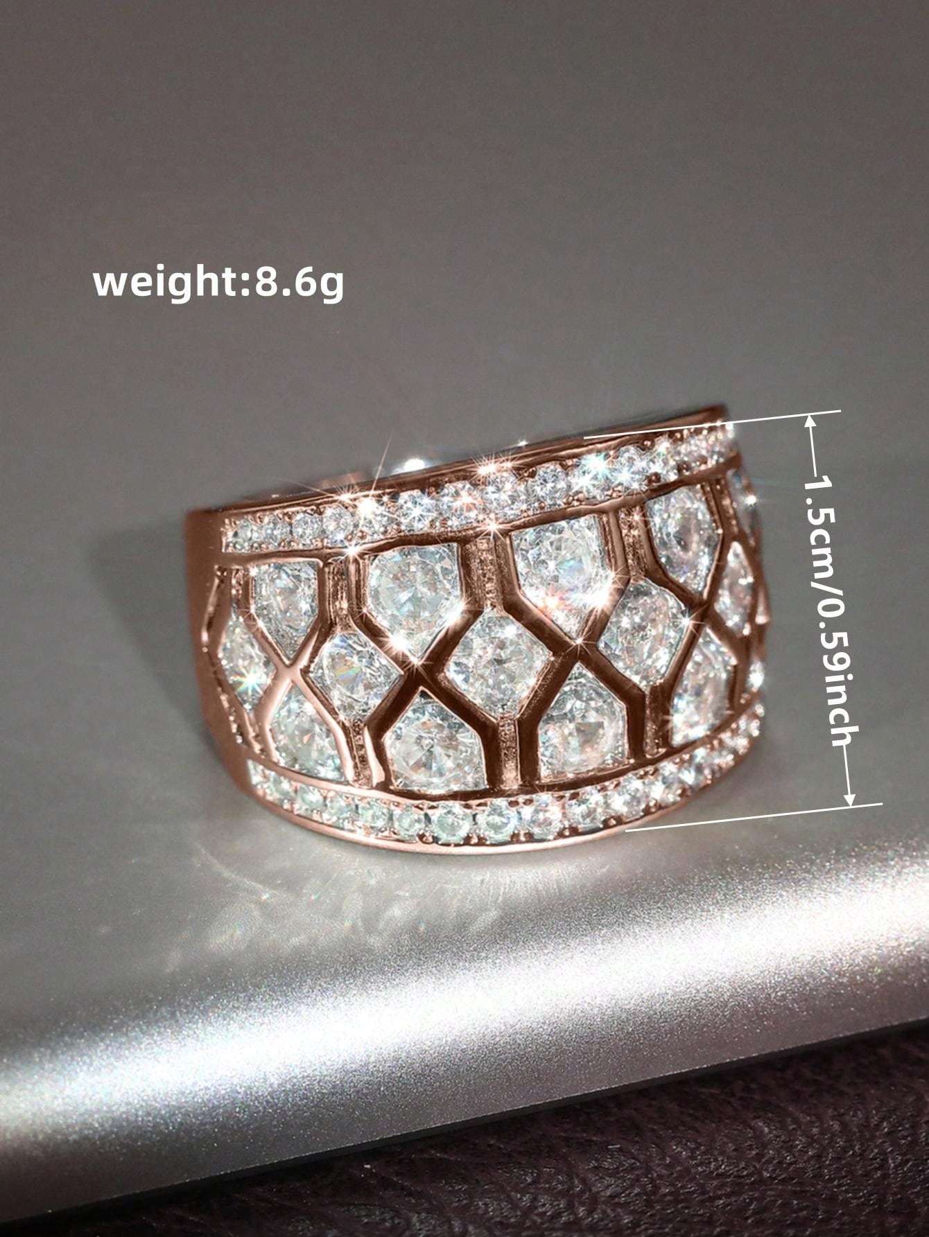 Elegant Cubic Zirconia Ring for Women - Perfect for Weddings & Valentine's Day Gifts 6 / Silver 6 / Rose Gold 6 / Yellow Gold 6 / Silver-6 / Rose Gold-6 / Yellow Gold-7 / Silver-7 / Rose Gold-7 / Yellow Gold-8 / Silver-8 / Rose Gold-8 / Yellow Gold-9 / Silver-9 / Rose Gold-9 / Yellow Gold-10 / Silver-10 / Rose Gold-10 / Yellow Gold-