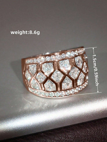 Elegant Cubic Zirconia Ring for Women - Perfect for Weddings & Valentine's Day Gifts 6 / Silver 6 / Rose Gold 6 / Yellow Gold 6 / Silver-6 / Rose Gold-6 / Yellow Gold-7 / Silver-7 / Rose Gold-7 / Yellow Gold-8 / Silver-8 / Rose Gold-8 / Yellow Gold-9 / Silver-9 / Rose Gold-9 / Yellow Gold-10 / Silver-10 / Rose Gold-10 / Yellow Gold-