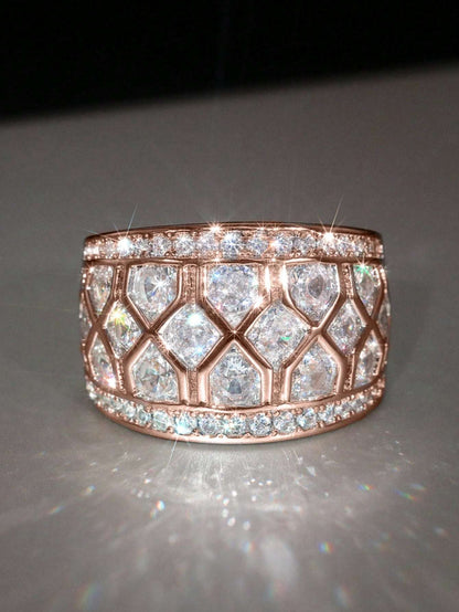 Elegant Cubic Zirconia Ring for Women - Perfect for Weddings & Valentine's Day Gifts 6 / Silver 6 / Rose Gold 6 / Yellow Gold 6 / Silver-6 / Rose Gold-6 / Yellow Gold-7 / Silver-7 / Rose Gold-7 / Yellow Gold-8 / Silver-8 / Rose Gold-8 / Yellow Gold-9 / Silver-9 / Rose Gold-9 / Yellow Gold-10 / Silver-10 / Rose Gold-10 / Yellow Gold-