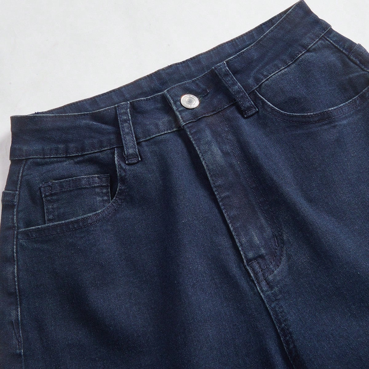 New Year Glam: High Waist Rhinestone Flare Leg Jeans for Effortless Style S M L S-M-L-XL-