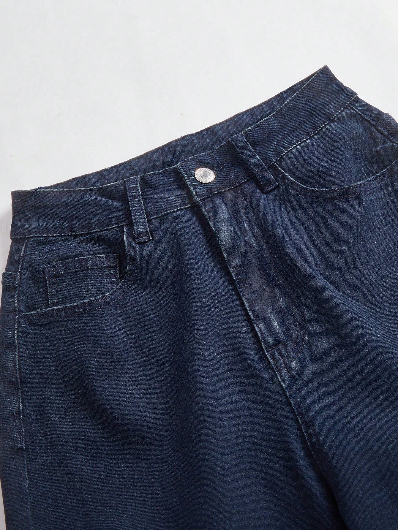 New Year Glam: High Waist Rhinestone Flare Leg Jeans for Effortless Style S M L S-M-L-XL-