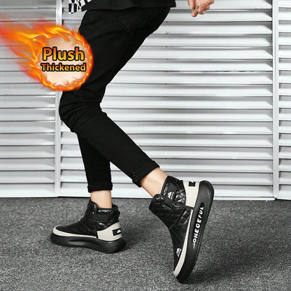 2024 Winter Warmth: Men's High-Top Fur-Integrated Snow Boots White / US7 White / US7.5 White / US8.5 White / US7-White / US7.5-White / US8.5-White / US9-White / US10.5-Black Orange / US7-Black Orange / US7.5-Black Orange / US8.5-Black Orange / US9-Black Orange / US10-Black Orange / US10.5-Black and White / US7-Black and White / US7.5-Black and White / US8.5-Black and White / US9-Black and White / US10-Black and White / US10.5-