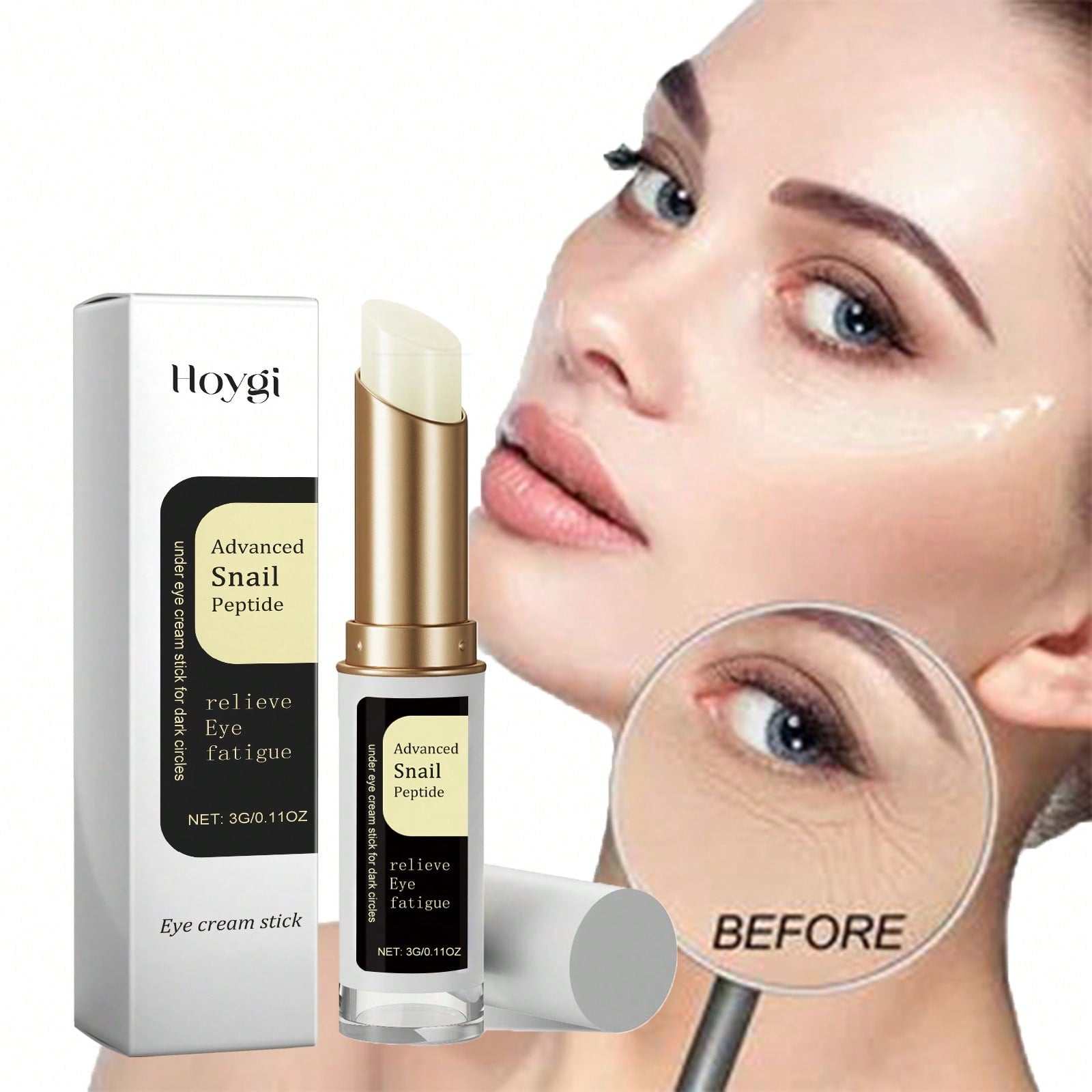 Revitalize Your Eyes with Snail Eye Cream: Anti-Wrinkle, Dark Circle Remover, and Puffiness Treatment Default Title Default Title-