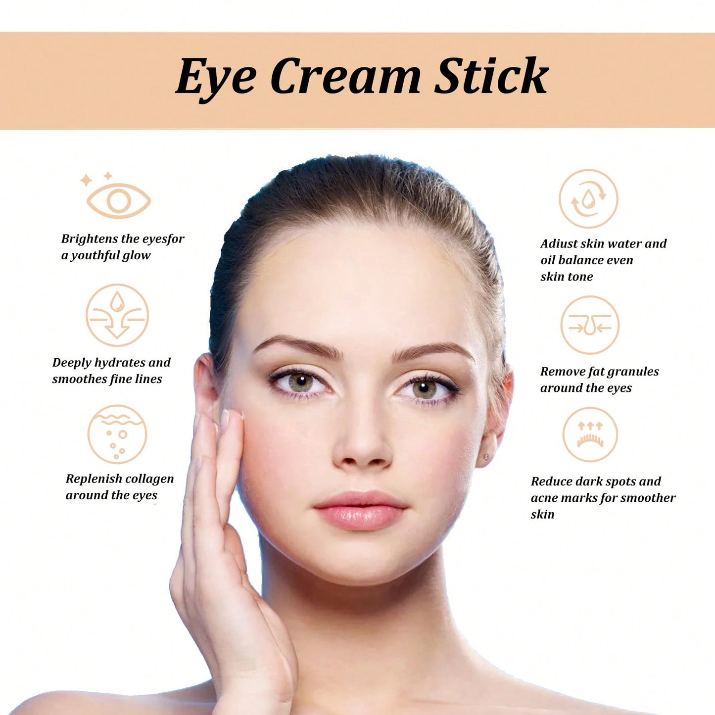Revitalize Your Eyes with Snail Eye Cream: Anti-Wrinkle, Dark Circle Remover, and Puffiness Treatment Default Title Default Title-
