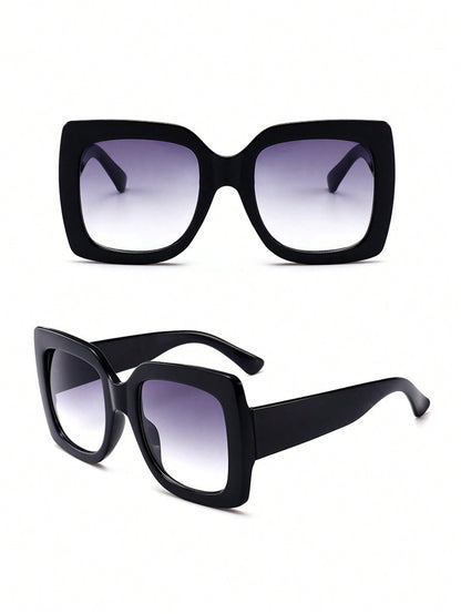 Trendy Retro Square Frame Sunglasses - Chic Accessories for Every Occasion