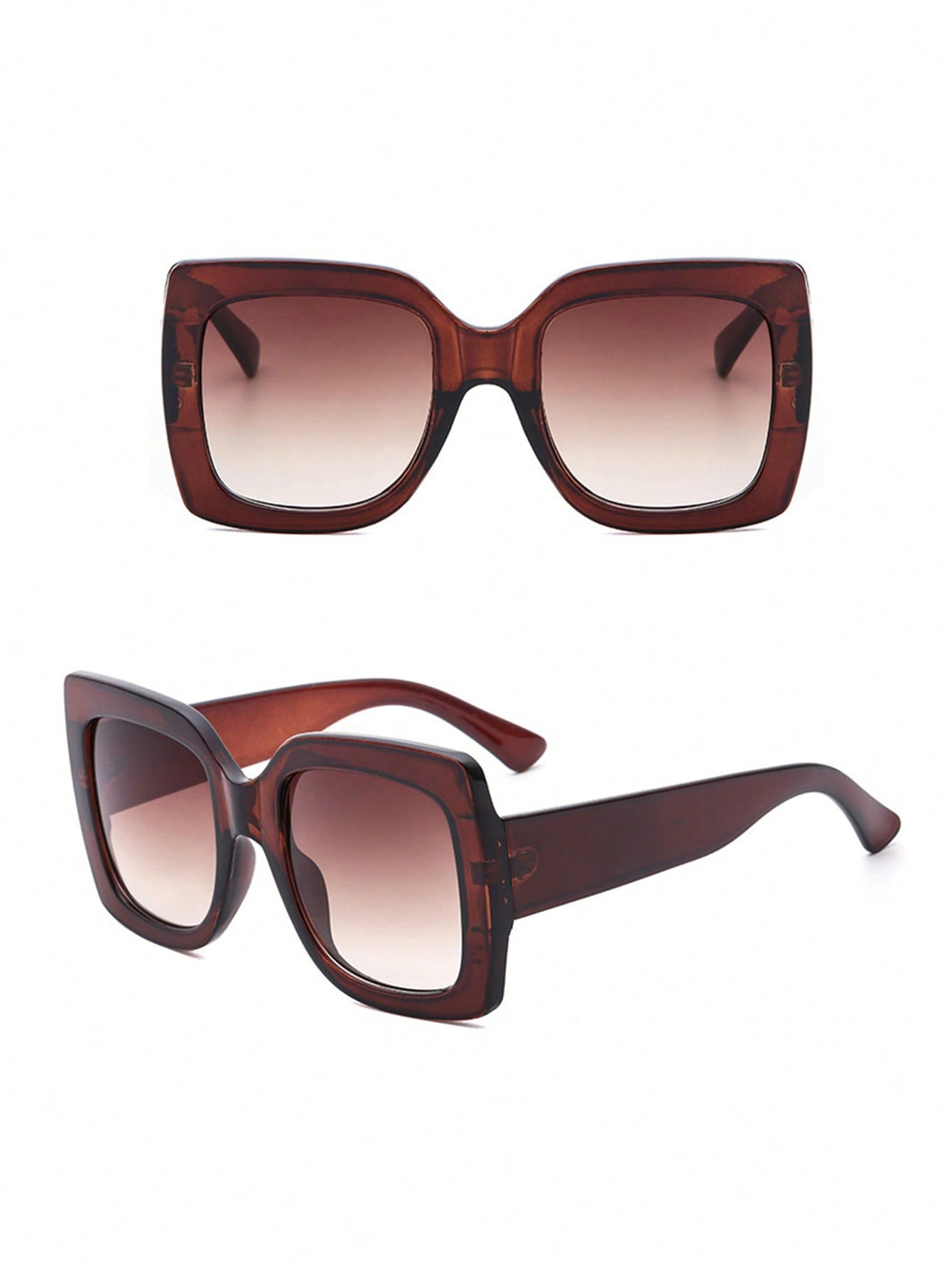 Trendy Retro Square Frame Sunglasses - Chic Accessories for Every Occasion