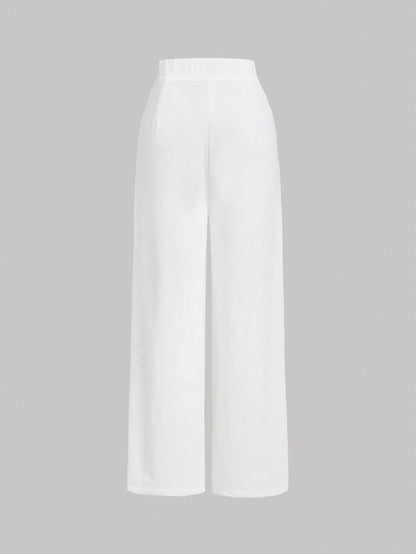 Trendy Khaki 3D Big Bow Asymmetrical Patch Trousers for Fall Fashion M L S M-L-S-XS-