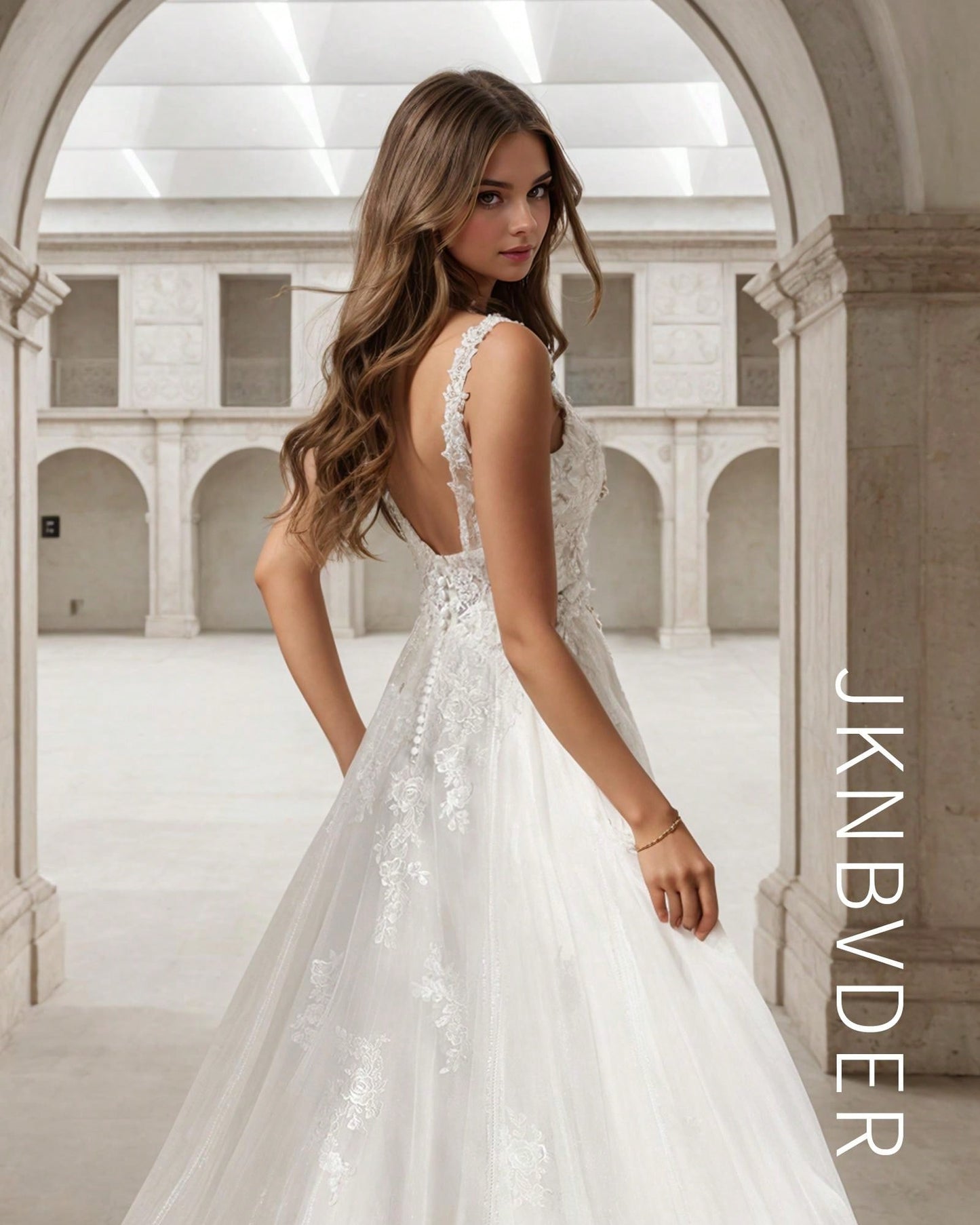 Romantic Sweetheart A-Line Wedding Dress with Elegant Lace Appliqués & Open Back