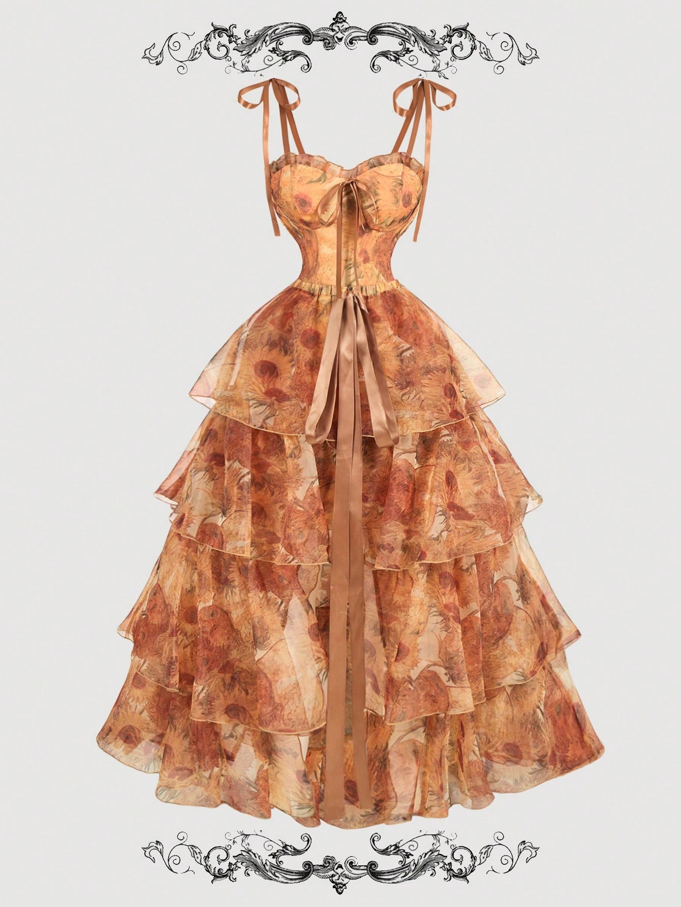 Elegant Women's Long Dress Featuring Van Gogh's Starry Sky Print Blue / XS Blue / S Blue / M Blue / XS-Blue / S-Blue / M-Blue / L-Multicolor / XS-Multicolor / S-Multicolor / M-Multicolor / L-Purple / XS-Purple / S-Purple / M-Purple / L-