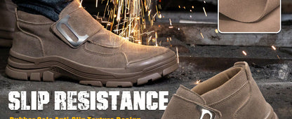 Indestructible Steel Toe Work Boots for Ultimate Safety and Comfort Grey / US5.5 Grey / US6 Grey / US6.5 Grey / US5.5-Grey / US6-Grey / US6.5-Grey / US7-Grey / US7.5-Grey / US8-Grey / US8.5-Grey / US9-Grey / US9.5-Brown / US7-Brown / US7.5-Brown / US8-Brown / US8.5-Brown / US9-Brown / US9.5-