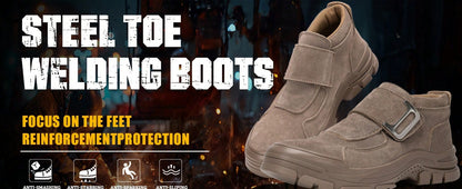 Indestructible Steel Toe Work Boots for Ultimate Safety and Comfort Grey / US5.5 Grey / US6 Grey / US6.5 Grey / US5.5-Grey / US6-Grey / US6.5-Grey / US7-Grey / US7.5-Grey / US8-Grey / US8.5-Grey / US9-Grey / US9.5-Brown / US7-Brown / US7.5-Brown / US8-Brown / US8.5-Brown / US9-Brown / US9.5-