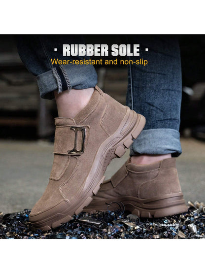 Indestructible Steel Toe Work Boots for Ultimate Safety and Comfort Grey / US5.5 Grey / US6 Grey / US6.5 Grey / US5.5-Grey / US6-Grey / US6.5-Grey / US7-Grey / US7.5-Grey / US8-Grey / US8.5-Grey / US9-Grey / US9.5-Brown / US7-Brown / US7.5-Brown / US8-Brown / US8.5-Brown / US9-Brown / US9.5-