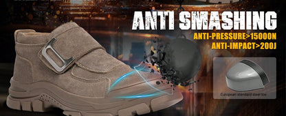 Indestructible Steel Toe Work Boots for Ultimate Safety and Comfort Grey / US5.5 Grey / US6 Grey / US6.5 Grey / US5.5-Grey / US6-Grey / US6.5-Grey / US7-Grey / US7.5-Grey / US8-Grey / US8.5-Grey / US9-Grey / US9.5-Brown / US7-Brown / US7.5-Brown / US8-Brown / US8.5-Brown / US9-Brown / US9.5-