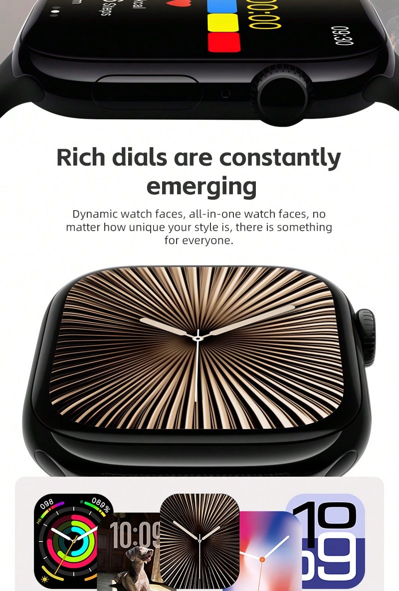 DIONA S3 Mini Smartwatch: Stylish Health Tracker Color-2 Color-3 Color-2-Color-3-