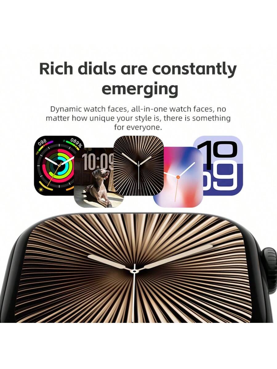 DIONA S3 Mini Smartwatch: Stylish Health Tracker Color-2 Color-3 Color-2-Color-3-